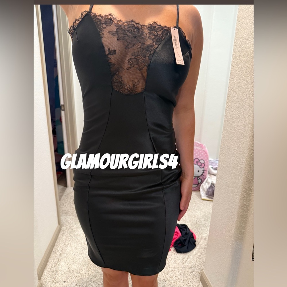 Victoria's Secret Elegant Black Lace Slip